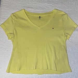 Tommy Hilfiger Yellow Crop Top